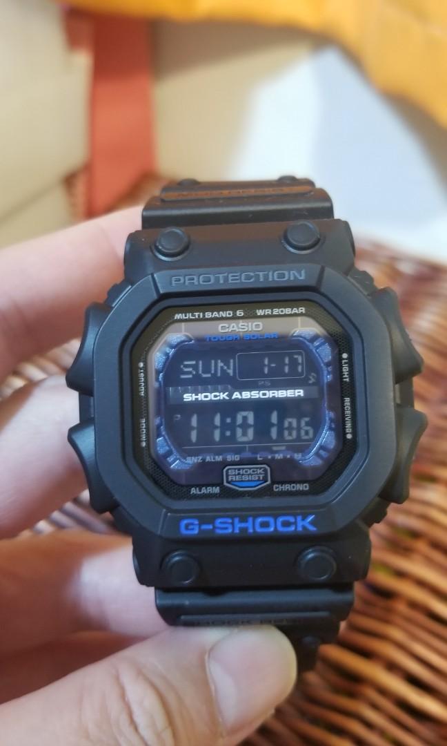 G-shock (GXW-56E) MultiBand 6 有波藍色大隻佬, 名牌, 手錶- Carousell