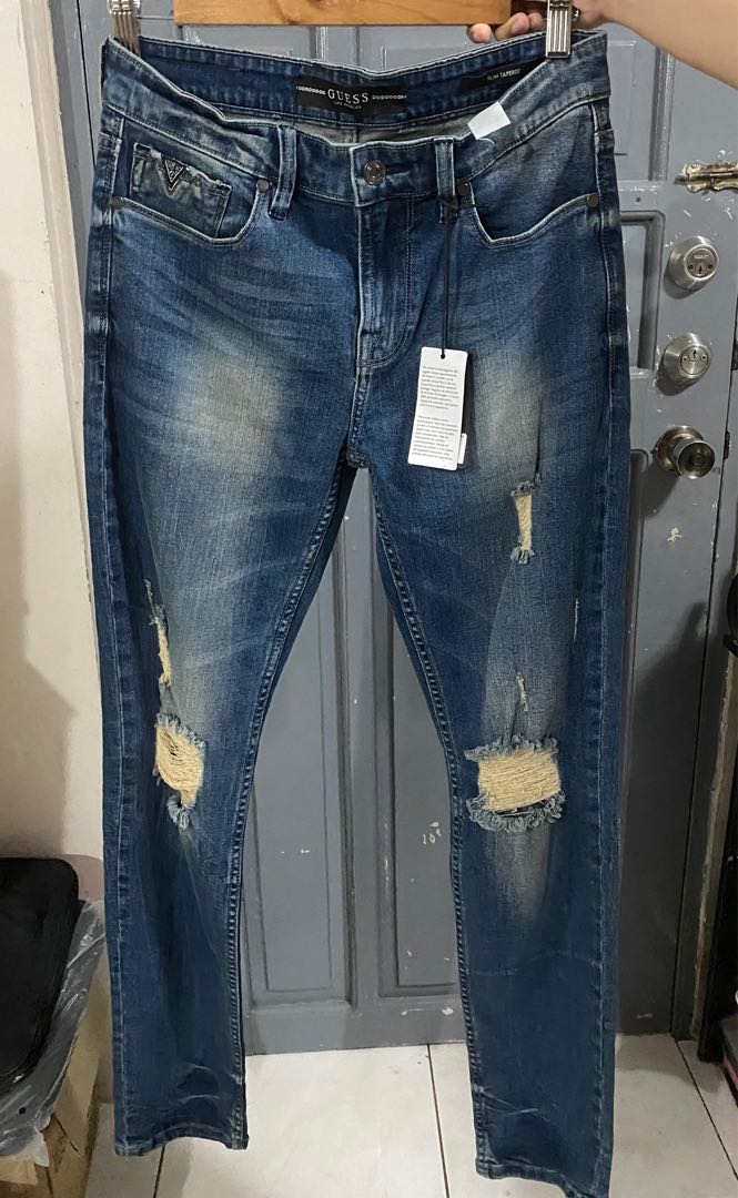 GUESS Ripped Jeans Women s Fashion Bottoms Jeans on Carousell