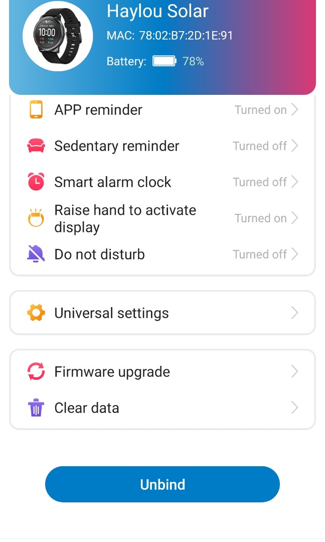 Haylou solar store alarm