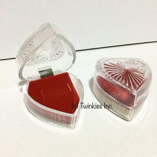 Heart Acrylic Ring Box
