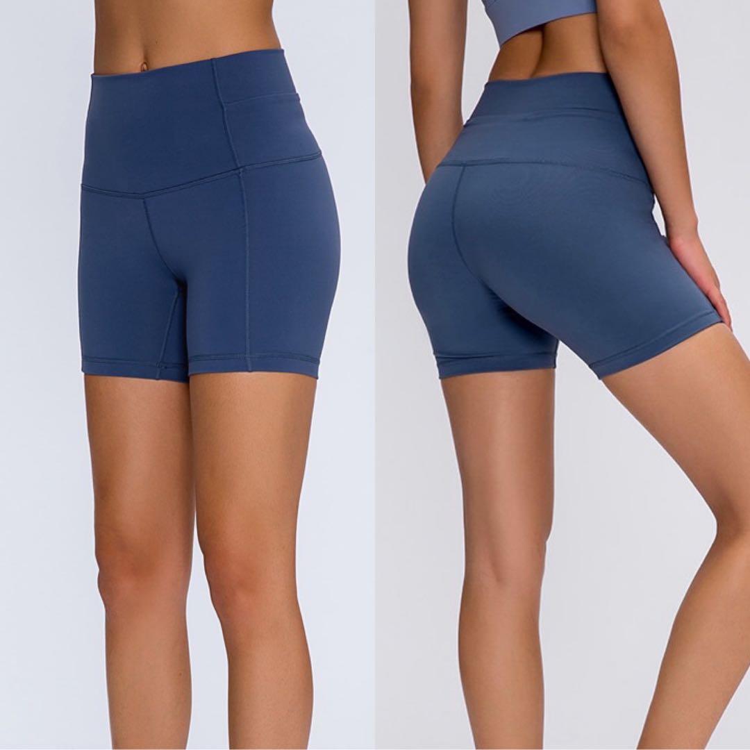 biker shorts blue