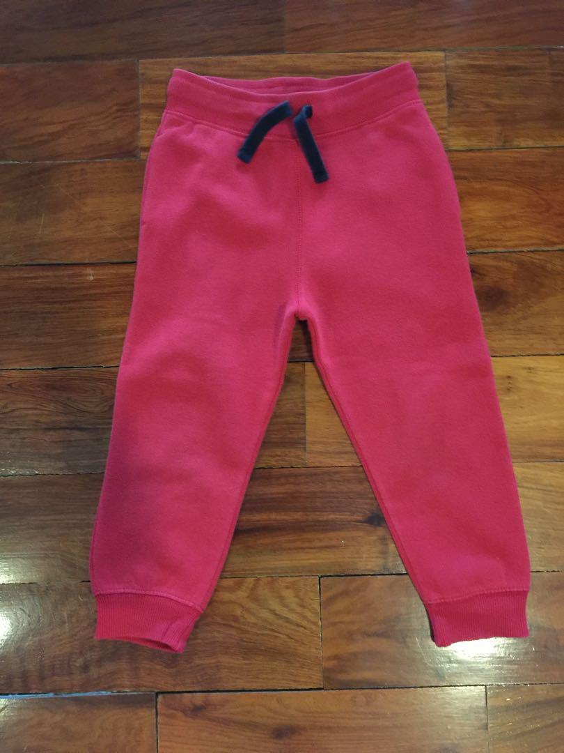 red joggers boys