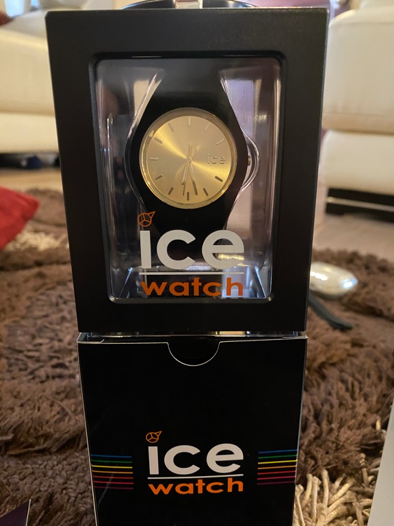 Ice watch black 2025 gold
