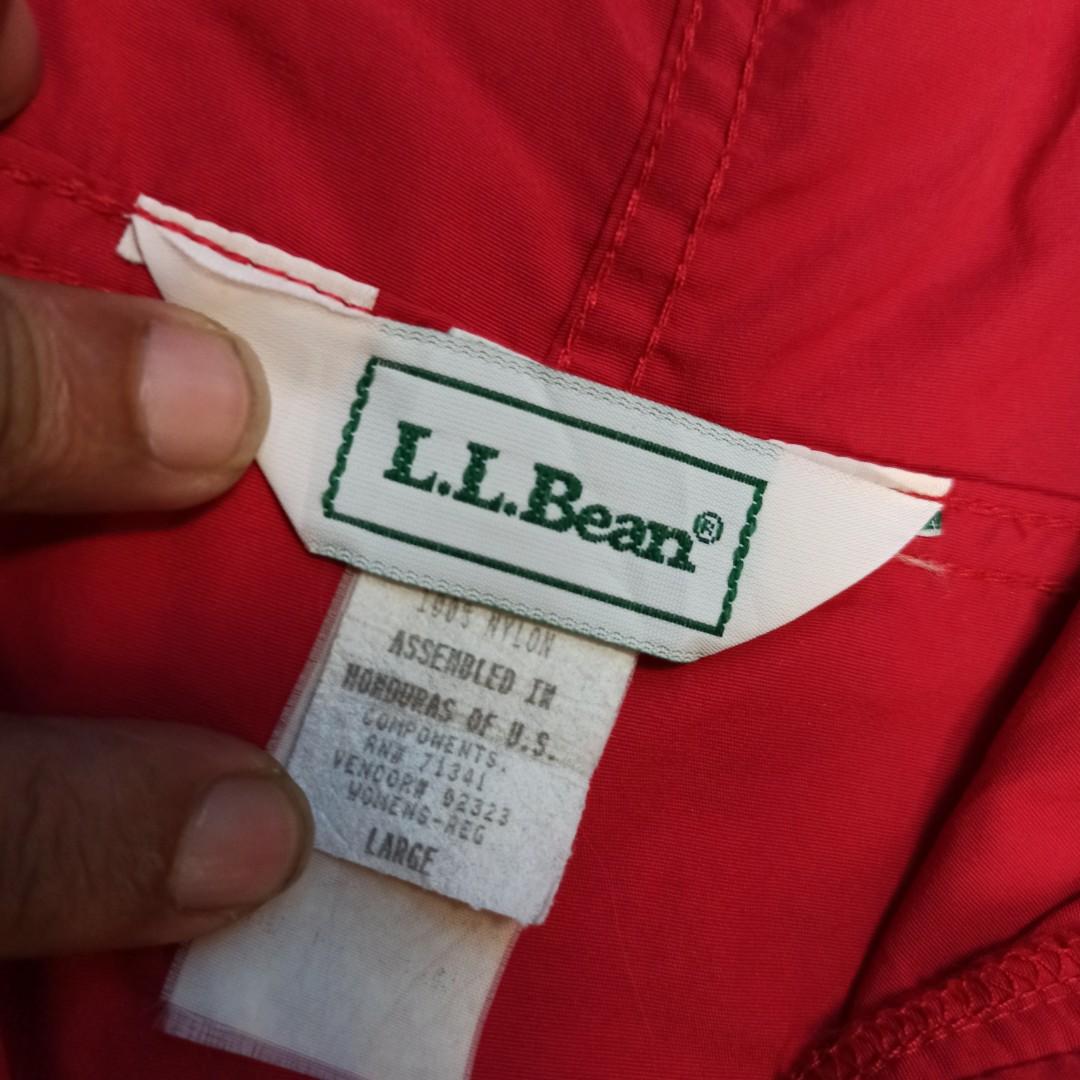Jaket anorak cagoule vintage ll Bean bukan Patagonia