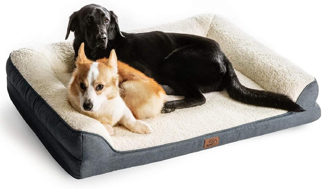 Large foam dog bed clearance