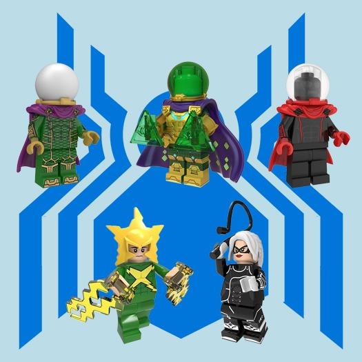 Lego spider man on sale villains