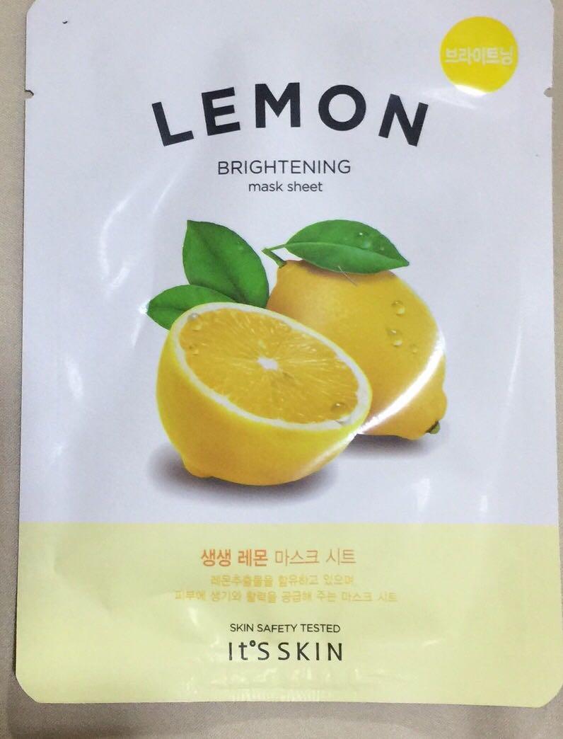 Lemon Face Mask (Made in Korea, Expiry 2022), Health & Beauty, Face & Skin Care on Carousell