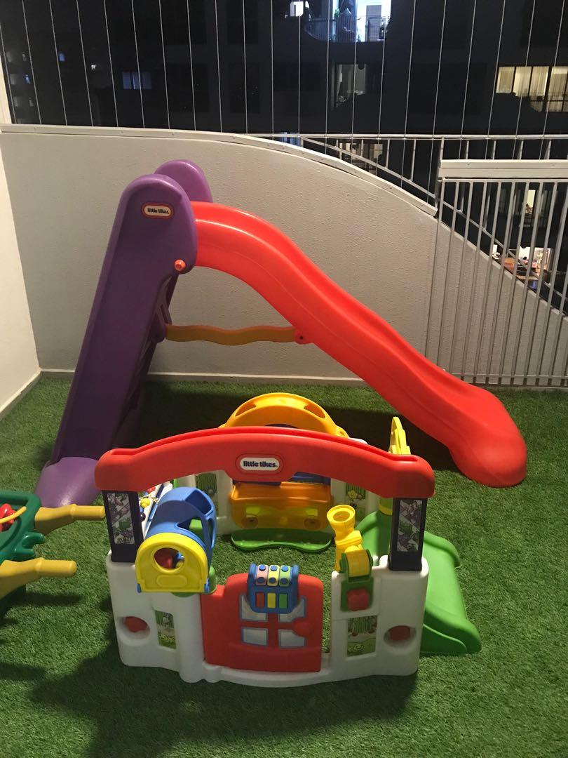 little tikes folding slide