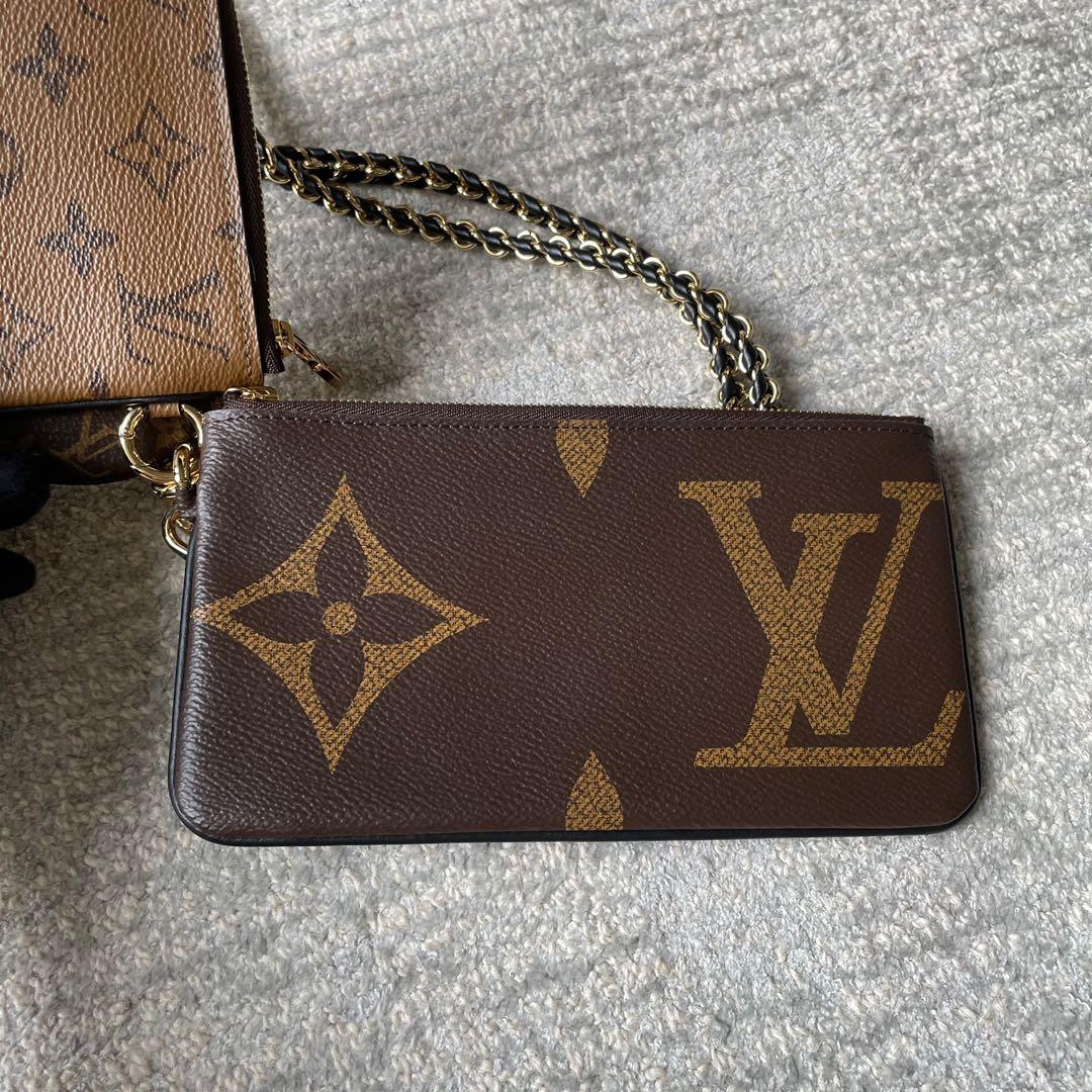 Louis Vuitton trio pouch (new), Luxury, Bags & Wallets on Carousell