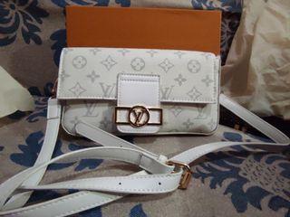 Louis Vuitton white Sling bag