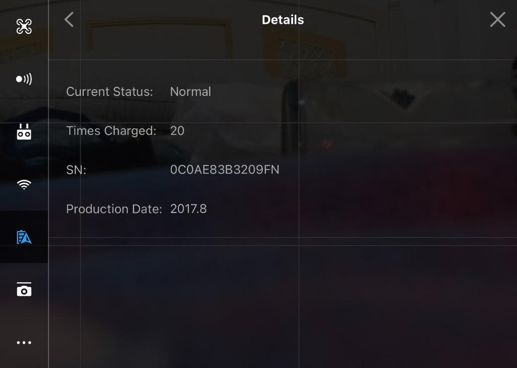Dji spark battery cycles store