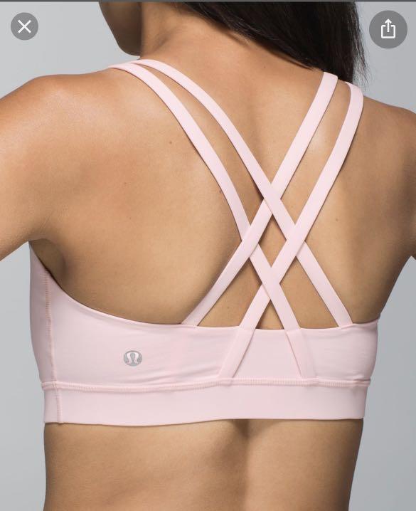 lululemon pink sports bra