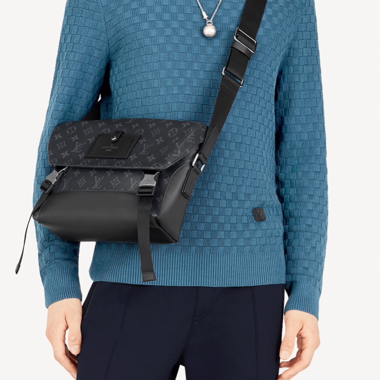 Louis Vuitton Monogram Eclipse Voyager Messenger Bag