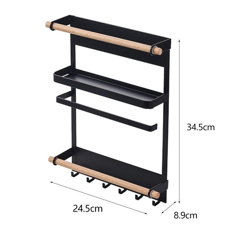 Magnetic Metal Rack, 傢俬＆家居, 傢俬, 櫃子、組合櫃及置物架 - Carousell