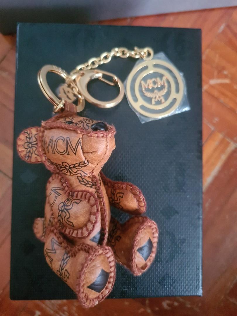 Mcm teddy clearance bear keychain