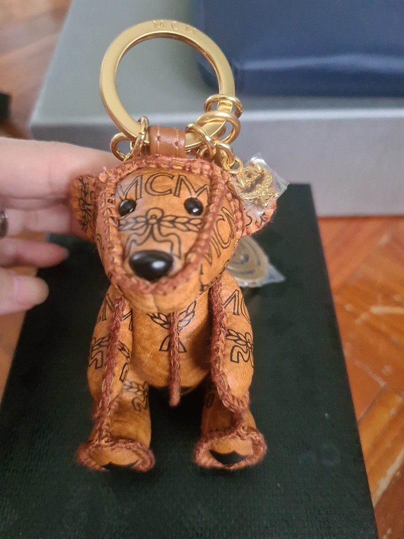 Mcm bear keychain Luxury Accessories on Carousell