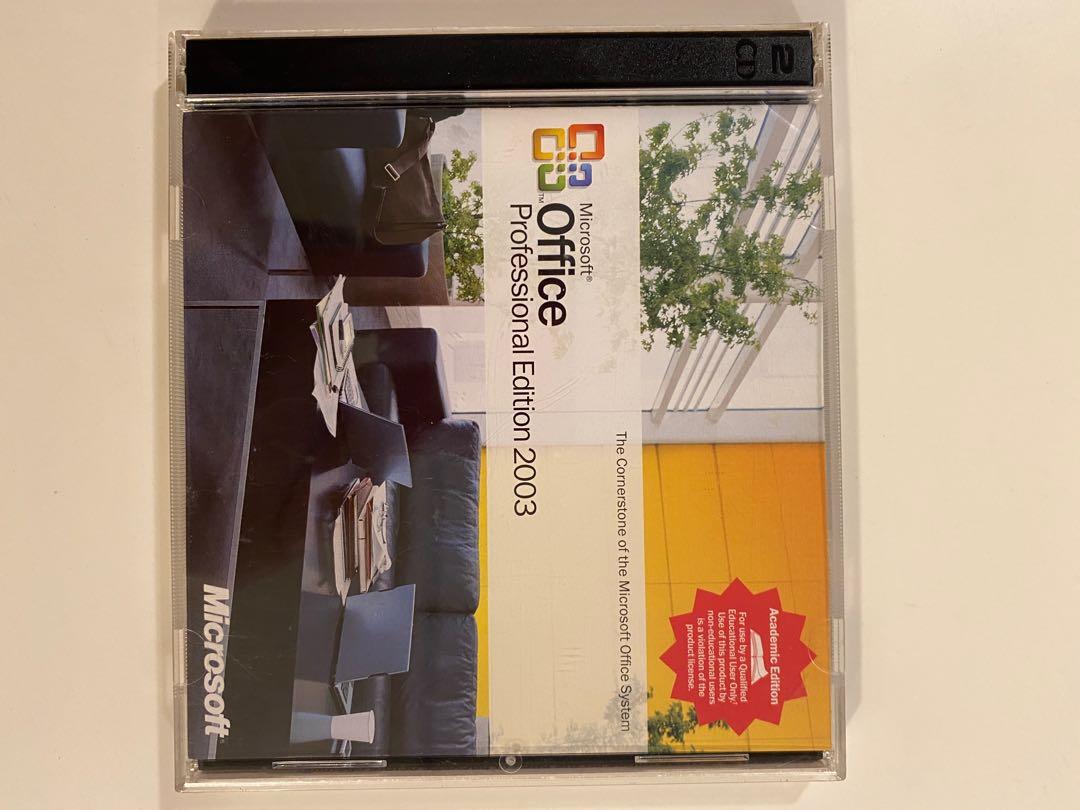 Microsoft Office Professional 2003 unused installation CD incl product key,  Computers & Tech, Parts & Accessories, Software on Carousell