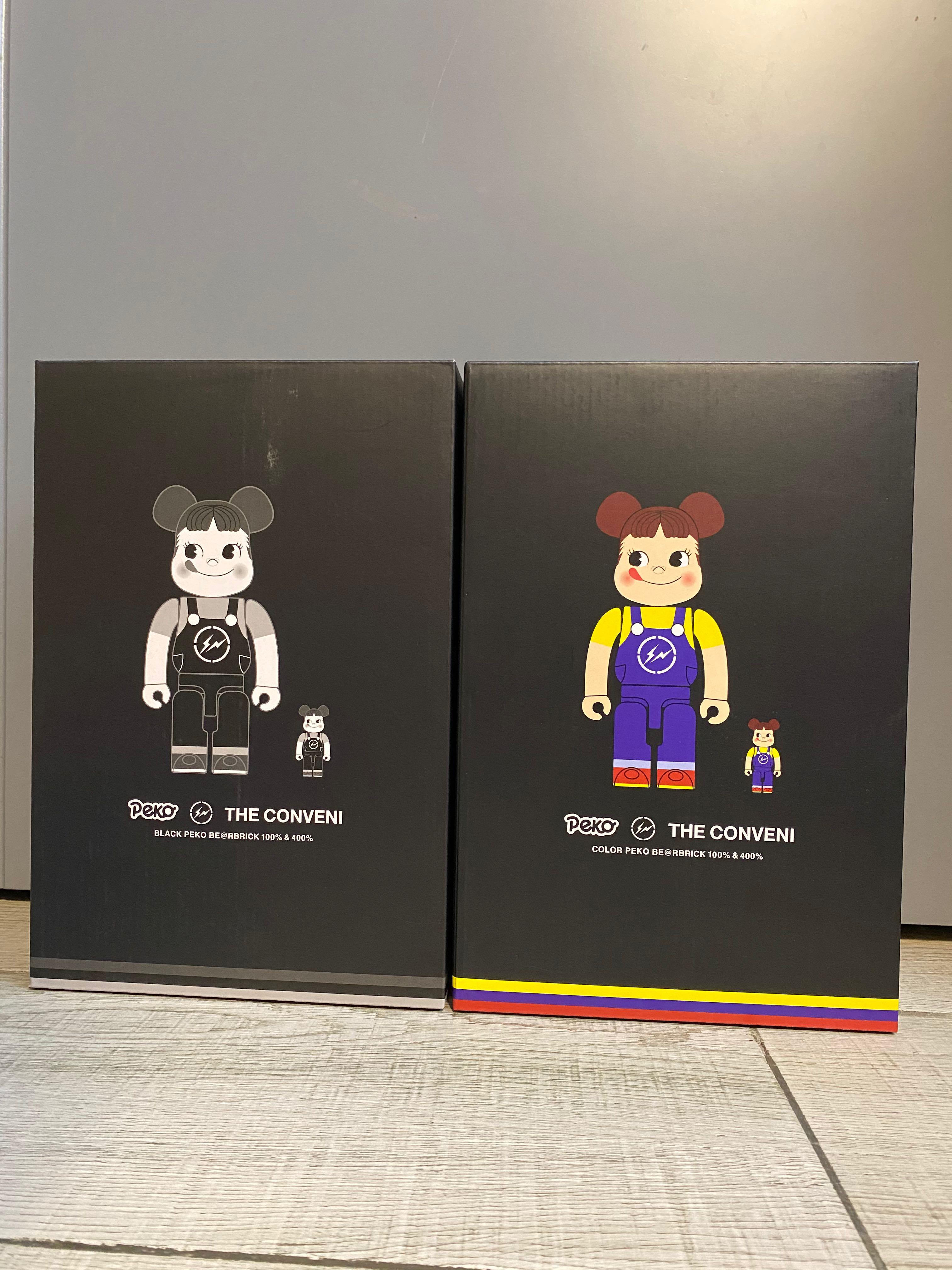 Milky The Conveni Peko Be@rbrick 400% & 100%, 興趣及遊戲, 玩具