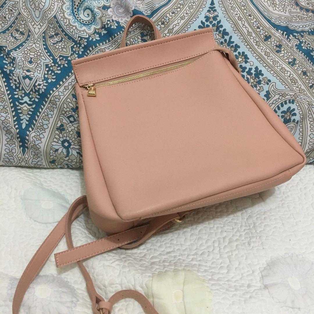 Miniso pink on sale backpack