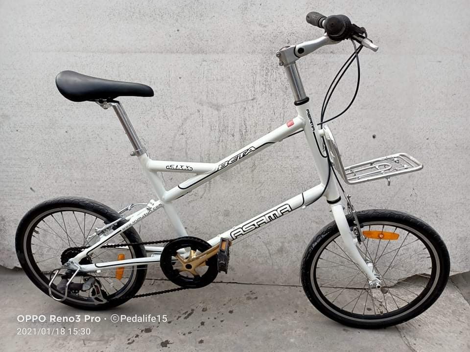 Asama folding hot sale bike