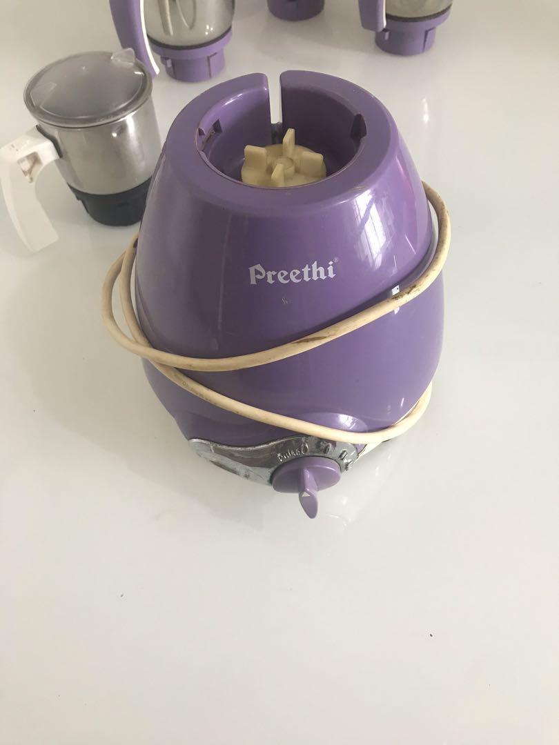 Mixer Grinder Preethi lavender pro, TV & Home Appliances, Kitchen