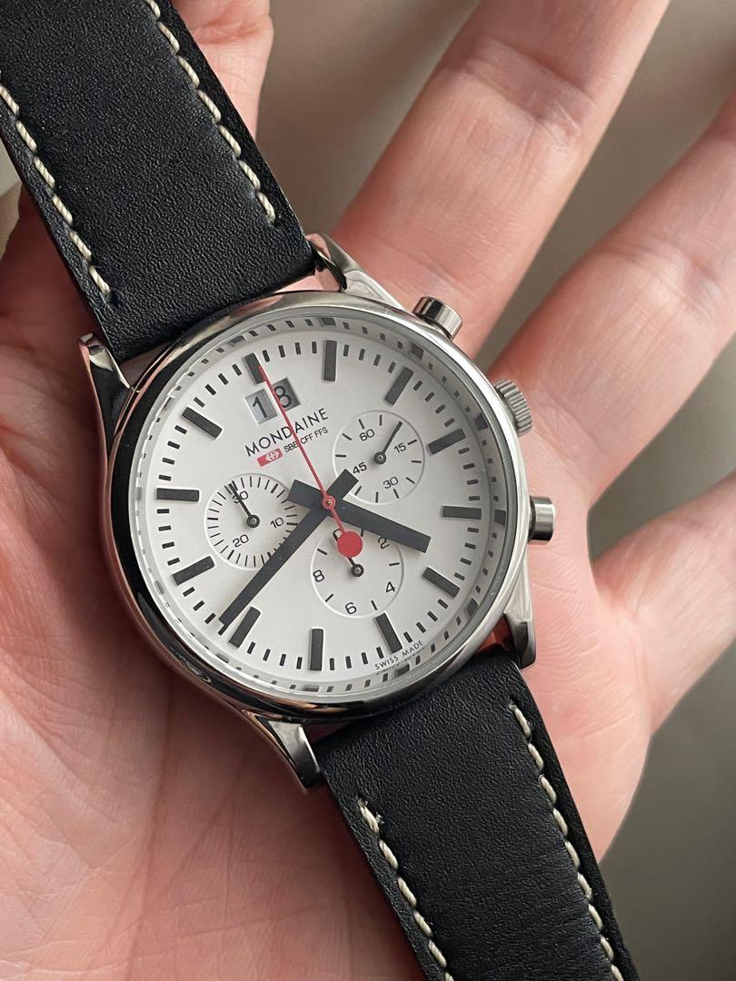 Mondaine evo big store chronograph quartz watch