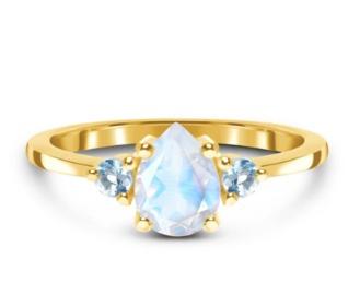 Moon Magic Moonstone Ring Lania Women s Fashion Jewelry