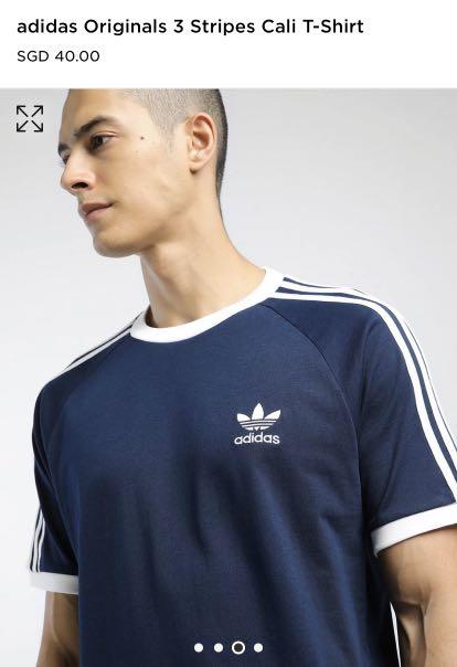 Adidas originals california t-shirt navy sale