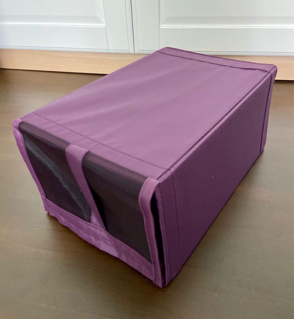 Purple shoe clearance box