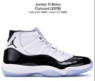 jordan concord for sale