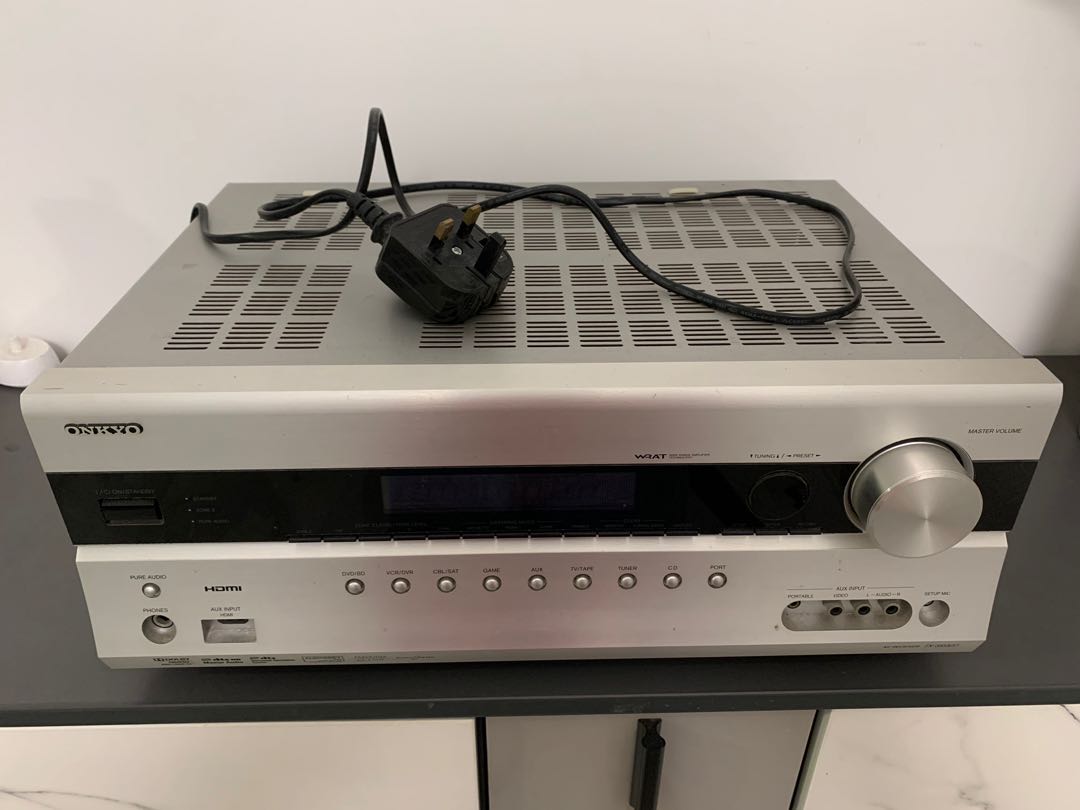 Onkyo TXSR607 AV receiver, Audio, Soundbars, Speakers & Amplifiers on