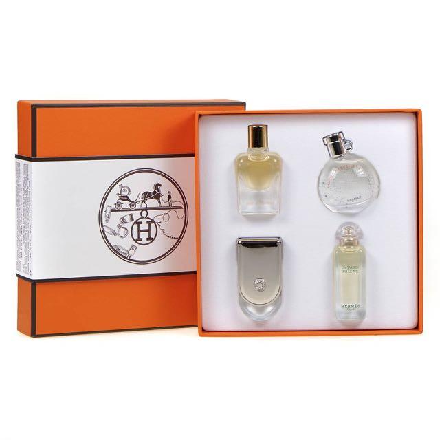 hermes small perfume set