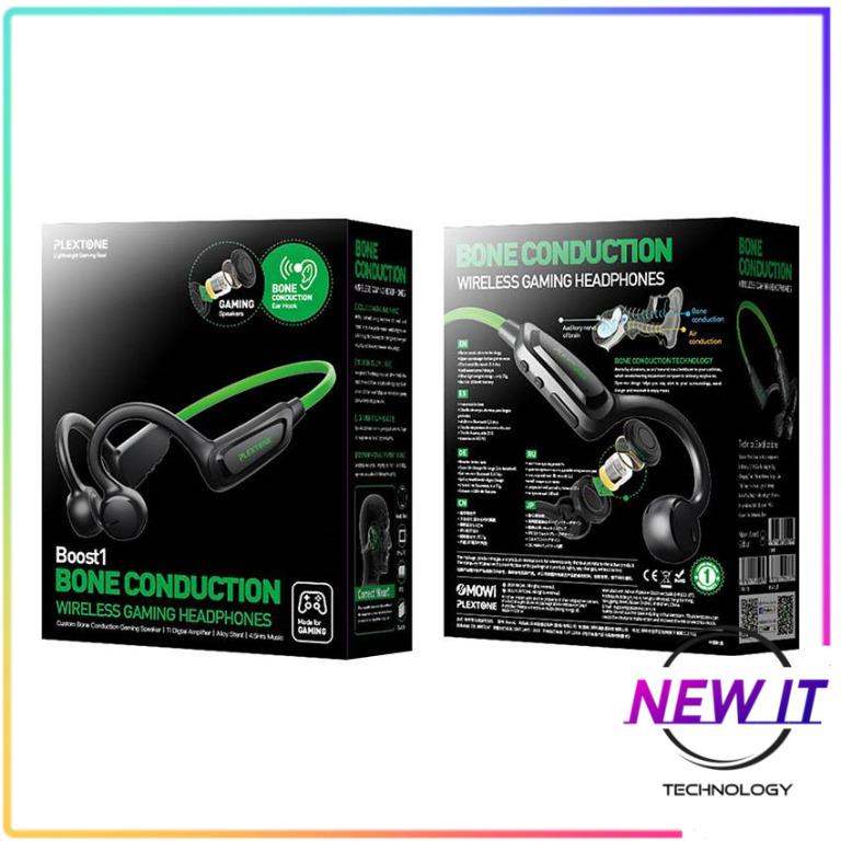 Plextone Boost1 Bone Conduction Bluetooth Wireless Gaming Headset