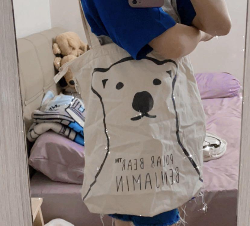 Polar Bear Tote Bag Women S Fashion Bags Wallets On Carousell
