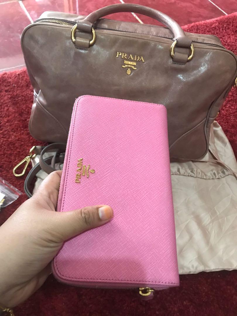 Prada top combo bags