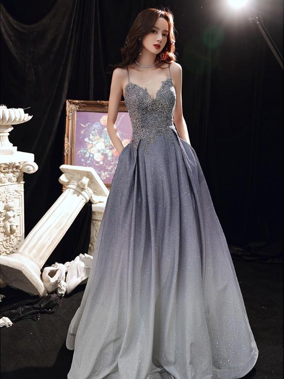 Grey sparkle dress clearance