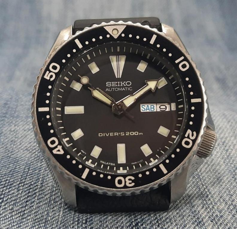 Rare Seiko SKX173 7S26-0028 Diver's 200 Meters Malaysia Automatic Men's  Watch, Women's Fashion, Watches & Accessories, Watches on Carousell