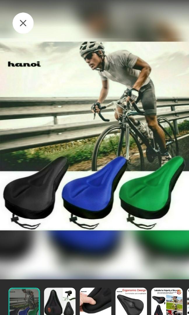 3D Bicycle Comfort Saddle Seat Pad Cycling Cushion Cover Fixie Mtb Road Bike SG