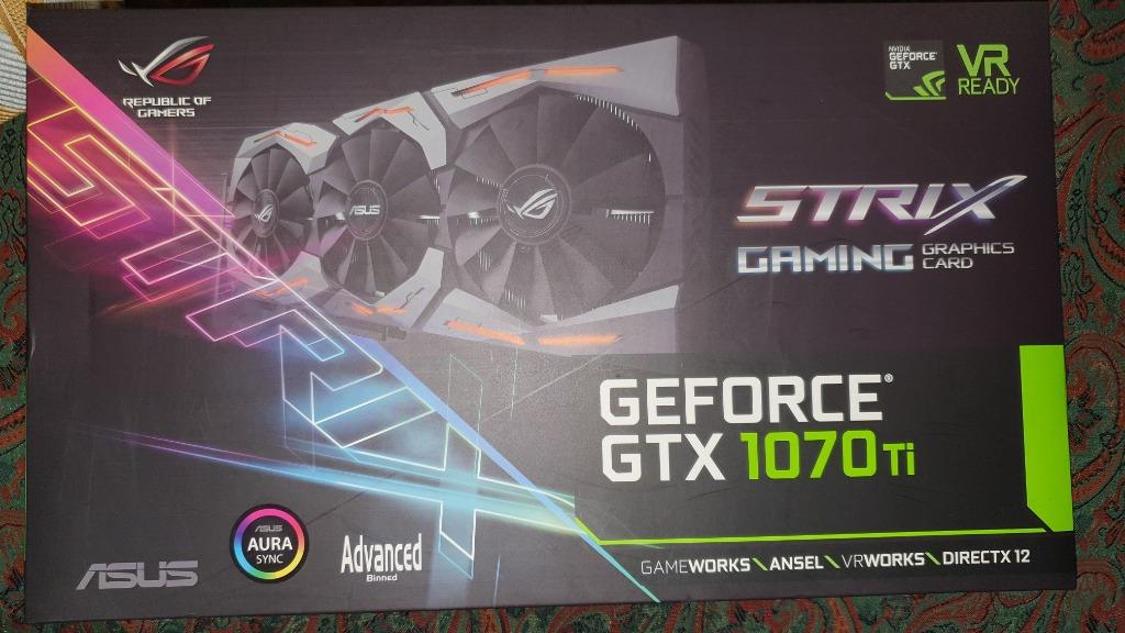 Asus rog strix gtx 1070 ti clearance
