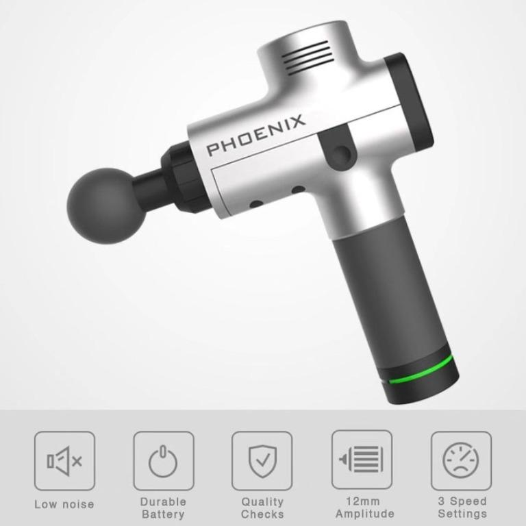 SG Plug A1 Phoenix Massage Gun Percussive Muscle Pain Ache Soreness Relief Therapy Singapore