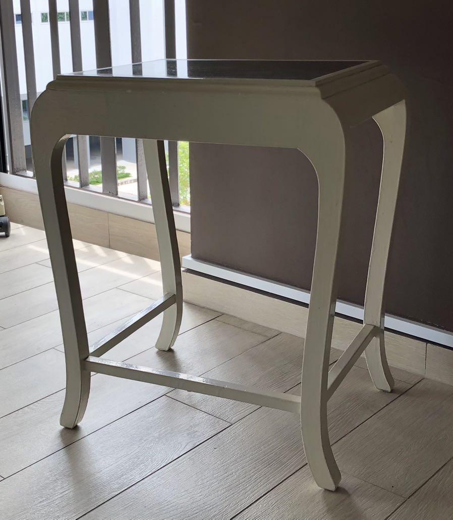 Side Table (Category: Tables & Sets) located in Singapore. Submitted by buddyjan (Listing ID 1063606673, Image 1). Description: 38 years old side table Height 54cm Width 46cm Depth 32cm Self collection woodlands ave 6.