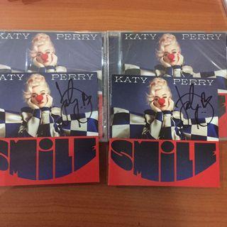 Signed Smile CD by Katy Perry
