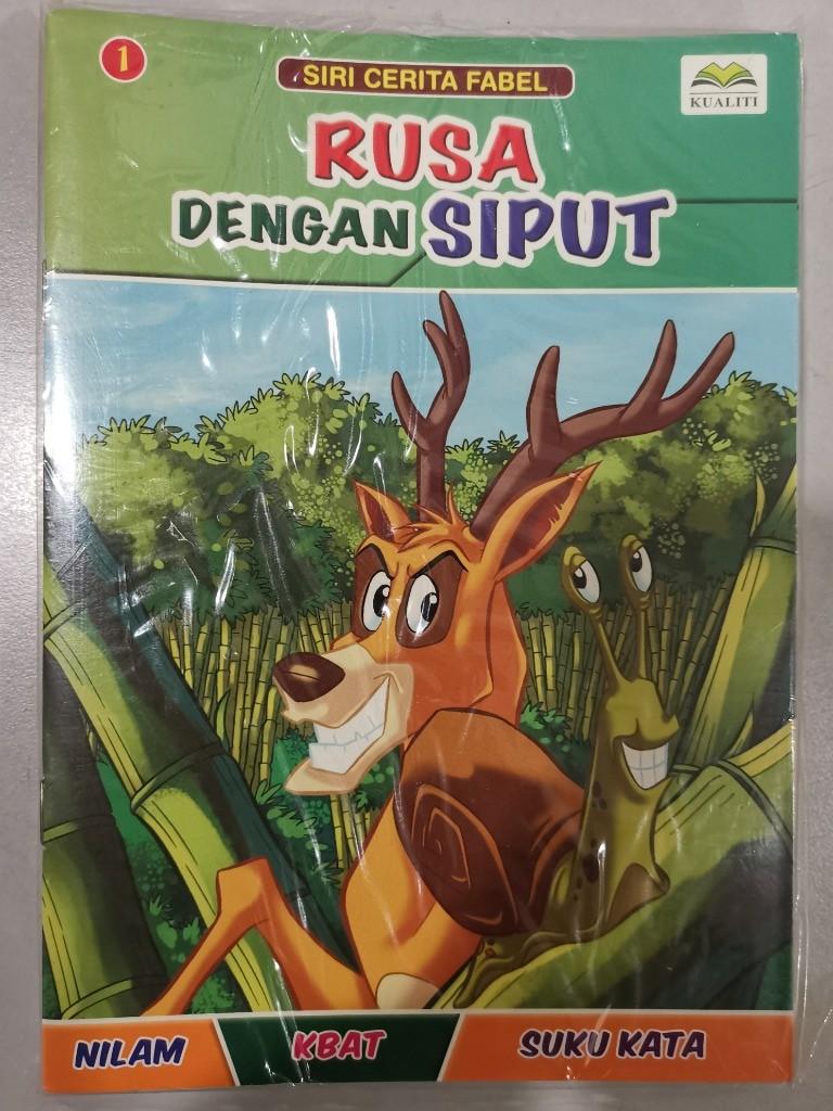 Siri Cerita Fabel 10 Buku Set Nilam Kbat Suku Kata Books Stationery Children S Books On Carousell