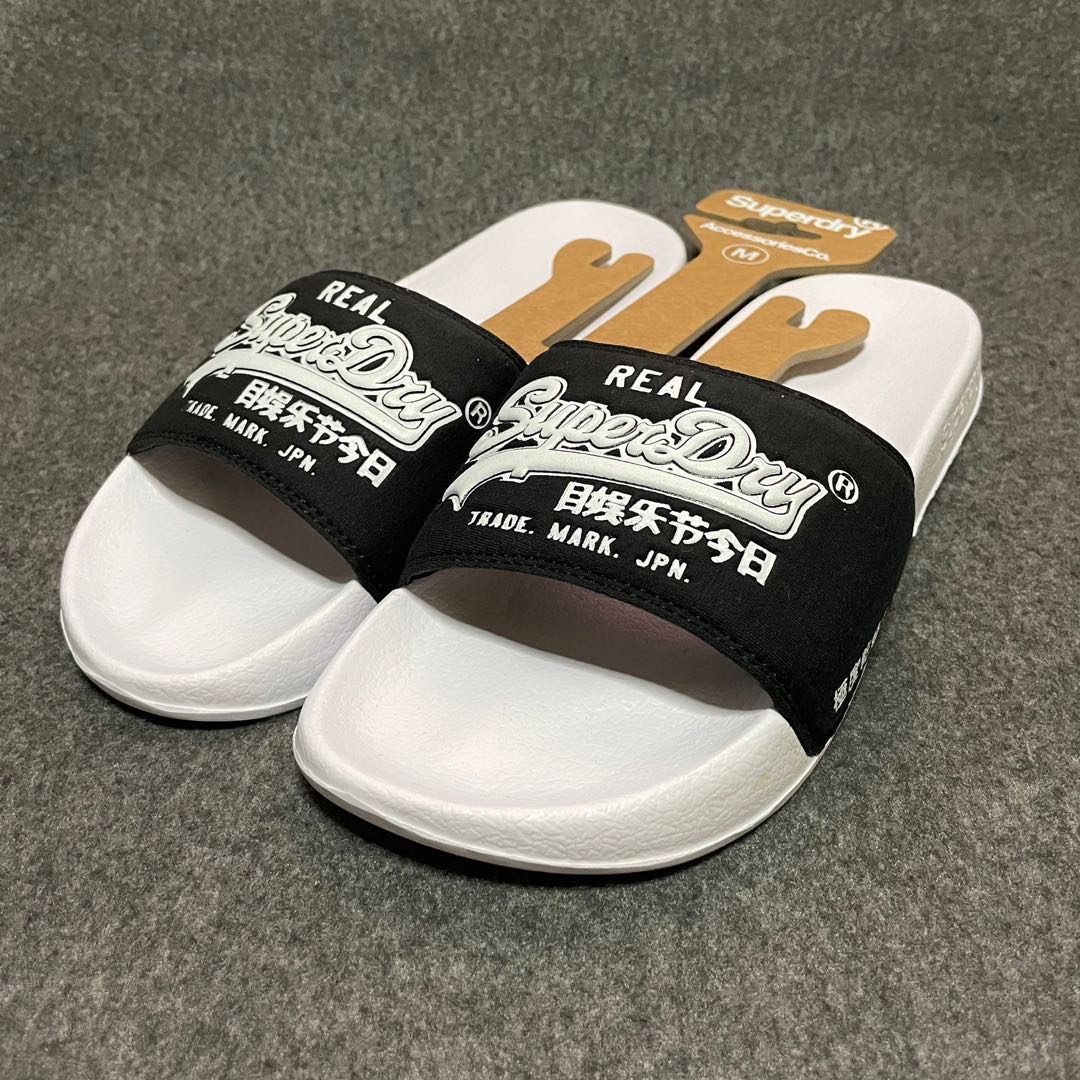 Superdry classic on sale pool sliders