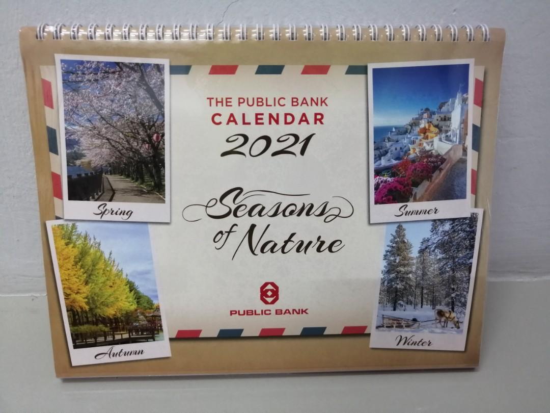 The Public Bank 2021 Table Calendar Books Stationery Magazines Others On Carousell