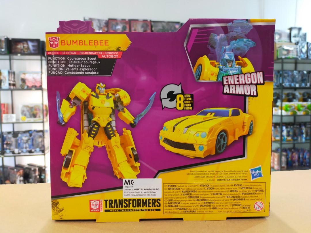 Transformers Cyberverse Energon Armor Bumblebee, Hobbies & Toys