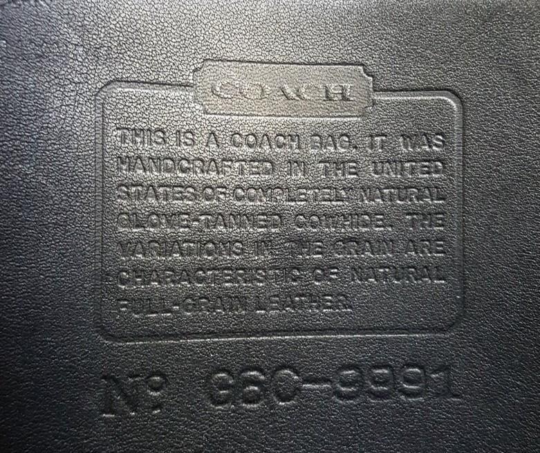 Vintage Coach Bag Lunch Box Zip G6B-9991 BRITISH TAN Leather Crossbody  Purse