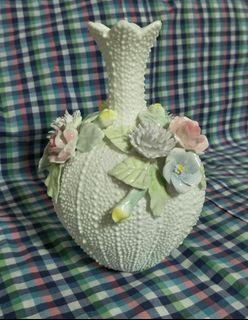 Vintage floral vase - fine bone china