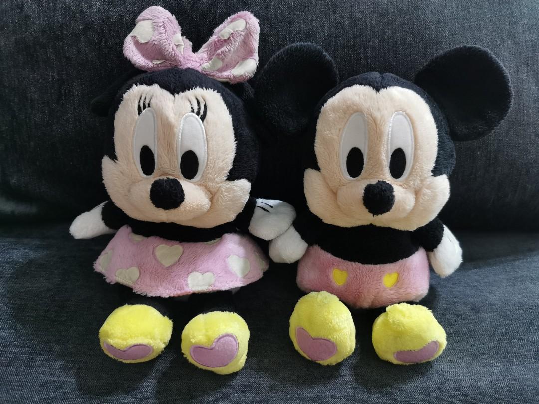 Vintage Mickey and Minnie Plush, Hobbies Toys, Toys Games on