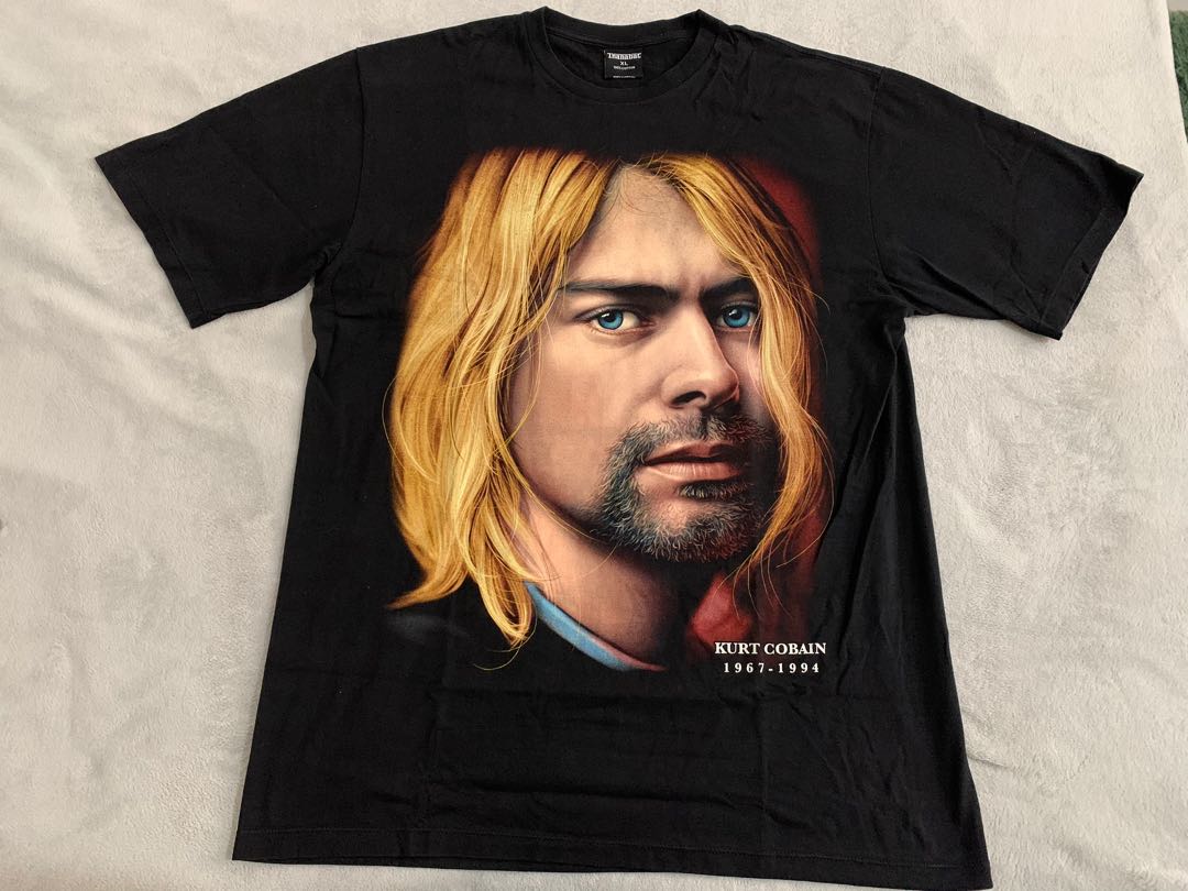 Vintage Nirvana Kurt Cobain 1967 - 1994 Bootleg Shirt, Men's Fashion ...